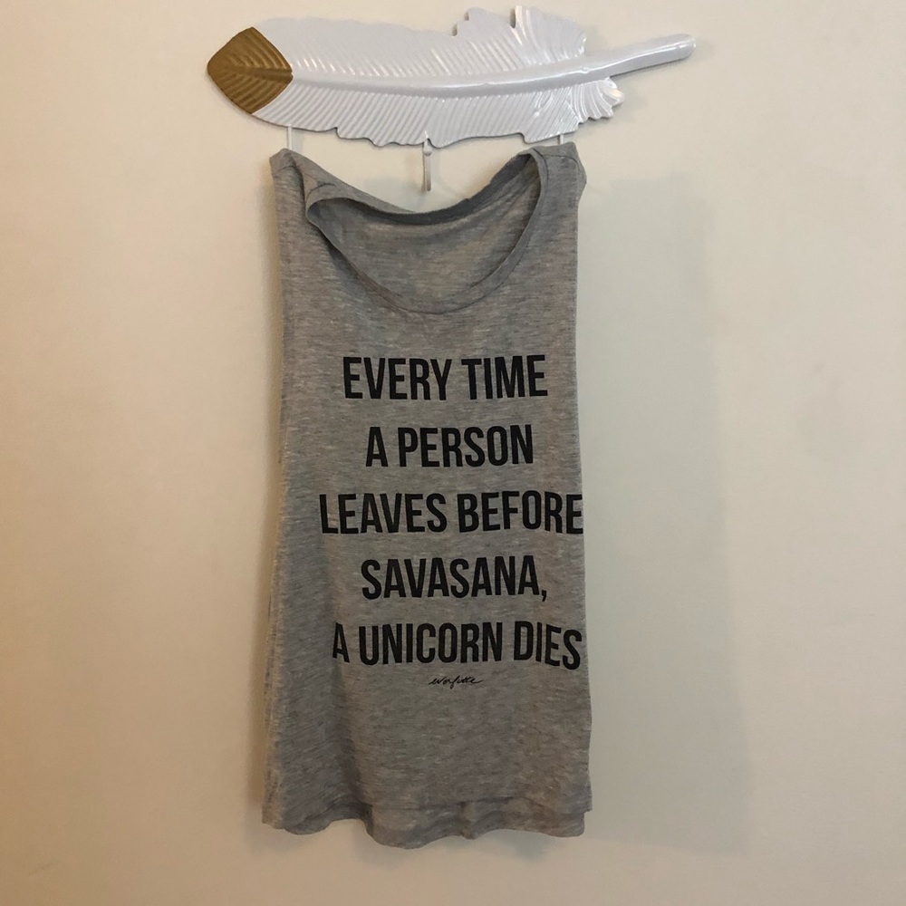 Unicorn yoga shirt